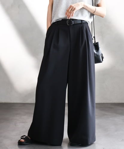 FMLGA03250 MICHEL KLEIN タックワイドパンツ