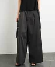 FMLGA06250 MICHEL KLEIN(ミッシェルクラン) タックワイドチノパンツ ベージュ