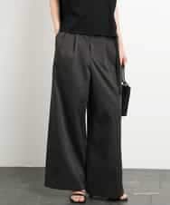 FMLGA06250 MICHEL KLEIN(ミッシェルクラン) タックワイドチノパンツ ベージュ