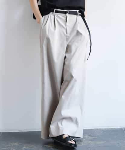 FMLGA06250 MICHEL KLEIN タックワイドチノパンツ
