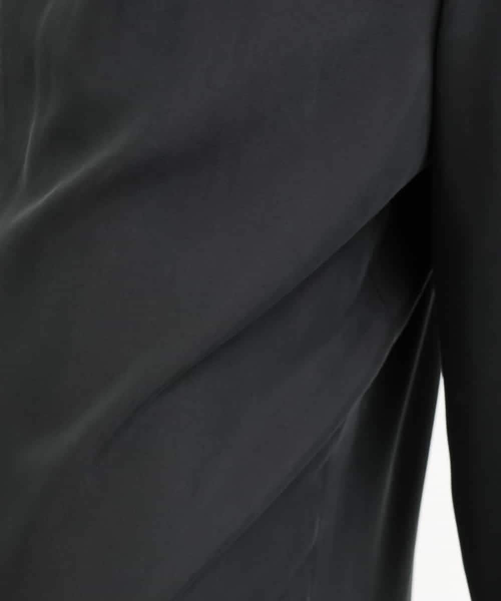 FMLGA09250 MICHEL KLEIN(ミッシェルクラン) [セットアップ対応]コージーワイドパンツ ブラック