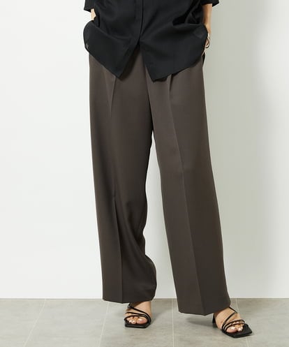 FMLGA10230 MICHEL KLEIN ストレッチツイルワイドパンツ
