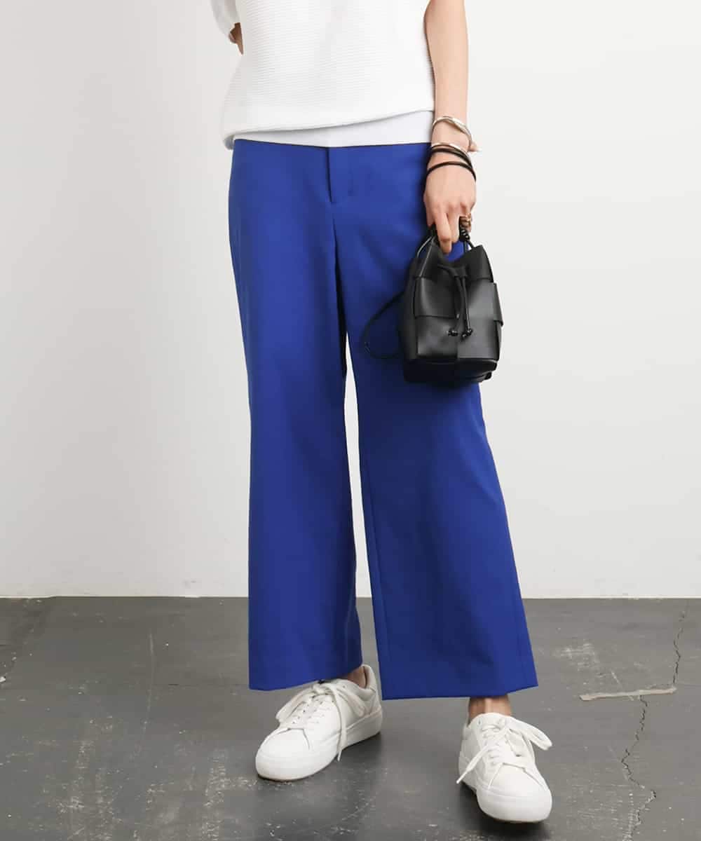 FMLGA17180 MICHEL KLEIN [定番人気]ドライストレッチワイドパンツ