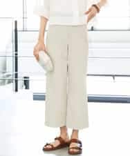 FMLGA17180 MICHEL KLEIN(ミッシェルクラン) [定番人気]ドライストレッチワイドパンツ ブルー