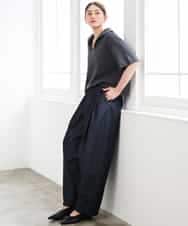 FMLGD01450 MICHEL KLEIN(ミッシェルクラン) [セットアップ対応]デニムバレルパンツ ネイビー