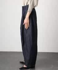 FMLGD01450 MICHEL KLEIN(ミッシェルクラン) [セットアップ対応]デニムバレルパンツ ネイビー