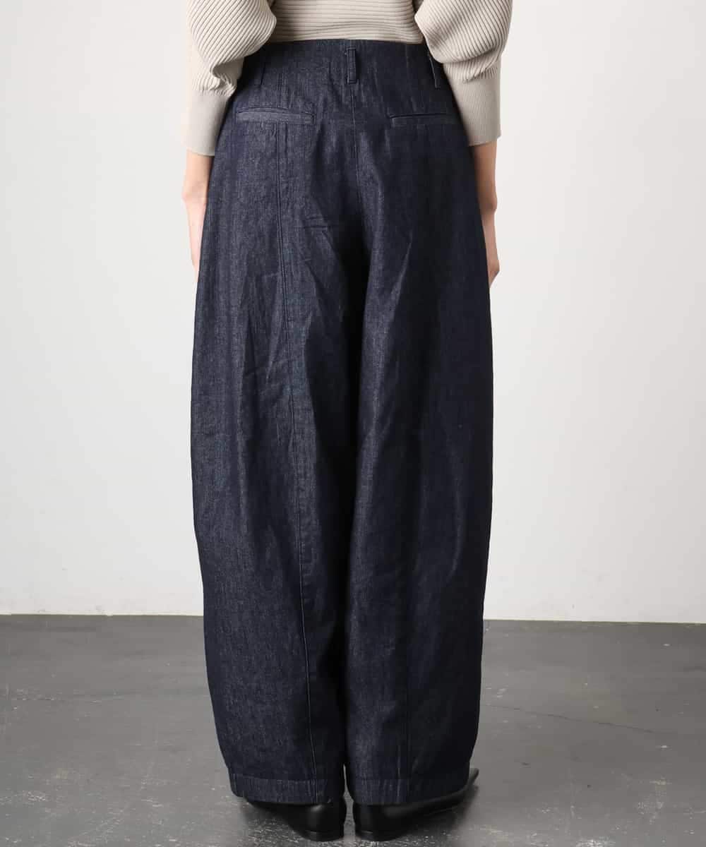 FMLGD01450 MICHEL KLEIN(ミッシェルクラン) [セットアップ対応]デニムバレルパンツ ネイビー