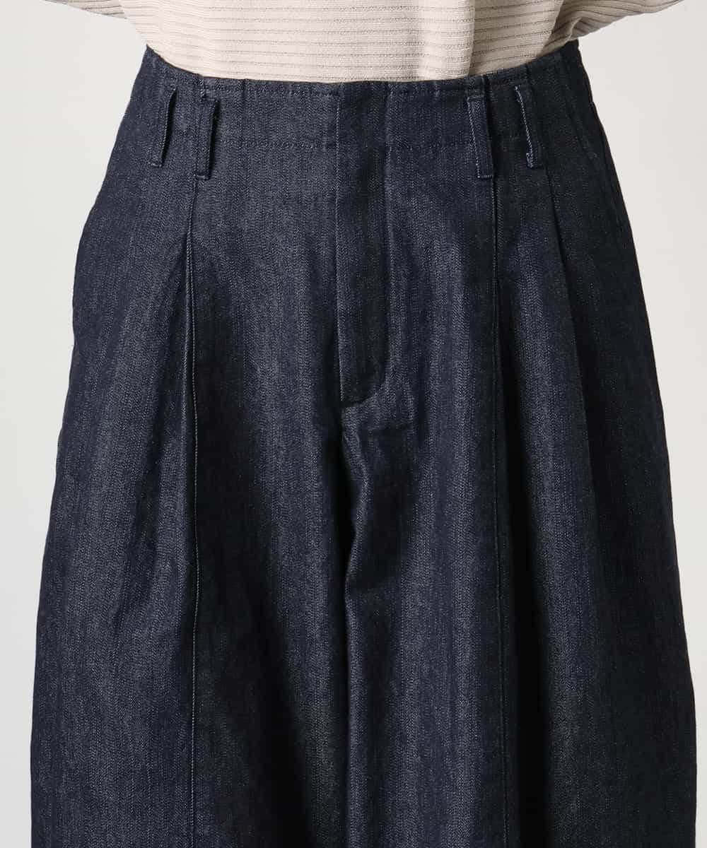 FMLGD01450 MICHEL KLEIN(ミッシェルクラン) [セットアップ対応]デニムバレルパンツ ネイビー