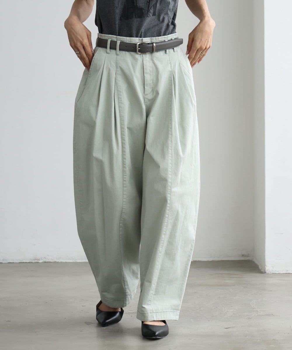 FMLGD02240 MICHEL KLEIN(ミッシェルクラン) チノバレルパンツ ベージュ
