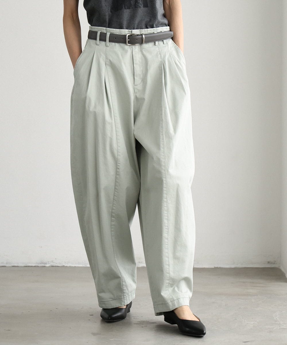 FMLGD02240 MICHEL KLEIN(ミッシェルクラン) チノバレルパンツ ベージュ