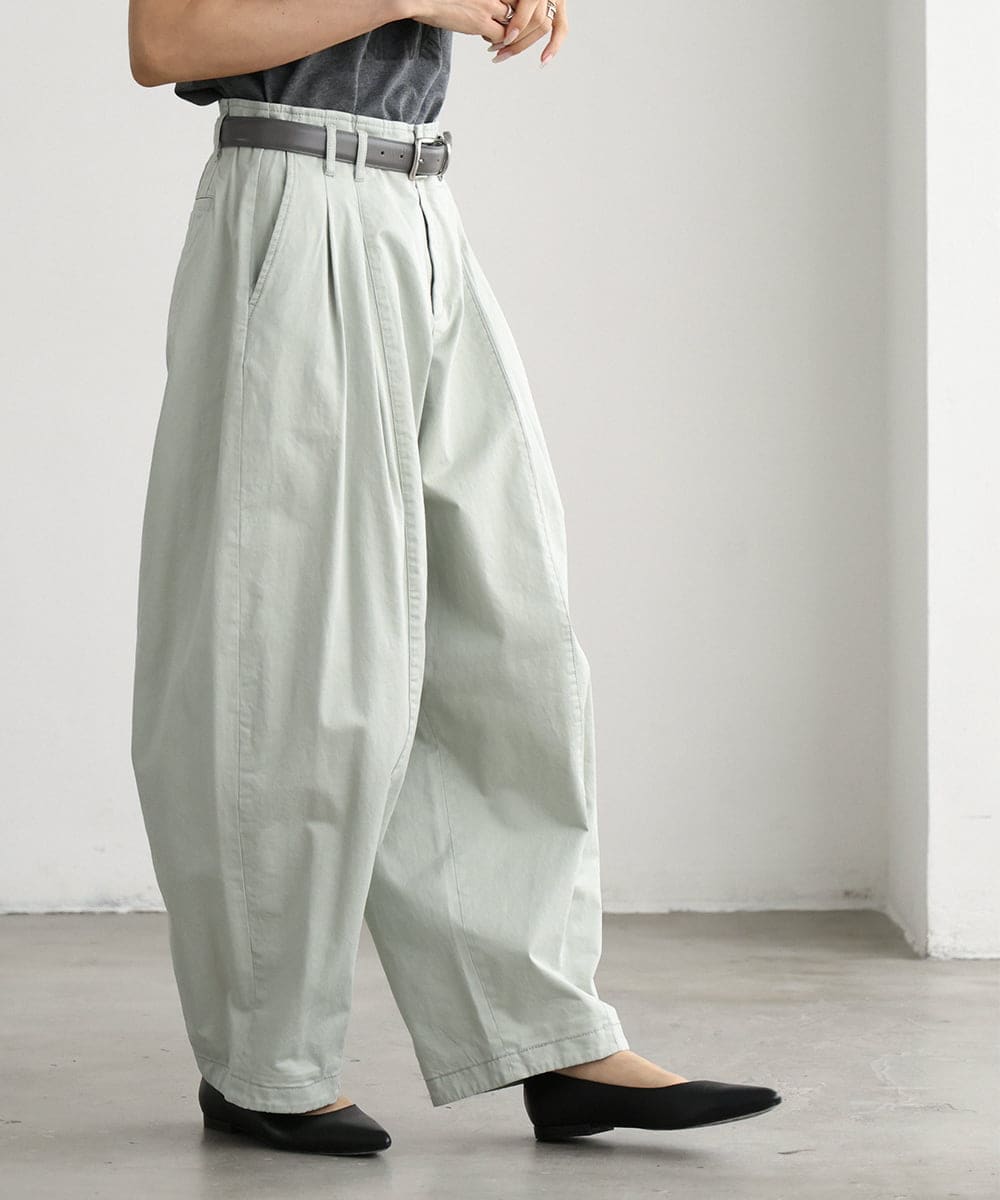 FMLGD02240 MICHEL KLEIN(ミッシェルクラン) チノバレルパンツ ベージュ