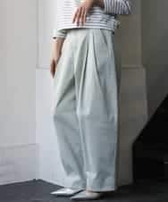 FMLGD02240 MICHEL KLEIN(ミッシェルクラン) チノバレルパンツ グリーン