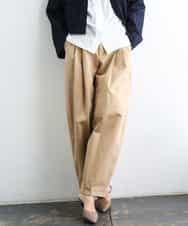 FMLGD02240 MICHEL KLEIN(ミッシェルクラン) チノバレルパンツ ベージュ