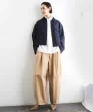 FMLGD02240 MICHEL KLEIN(ミッシェルクラン) チノバレルパンツ ベージュ