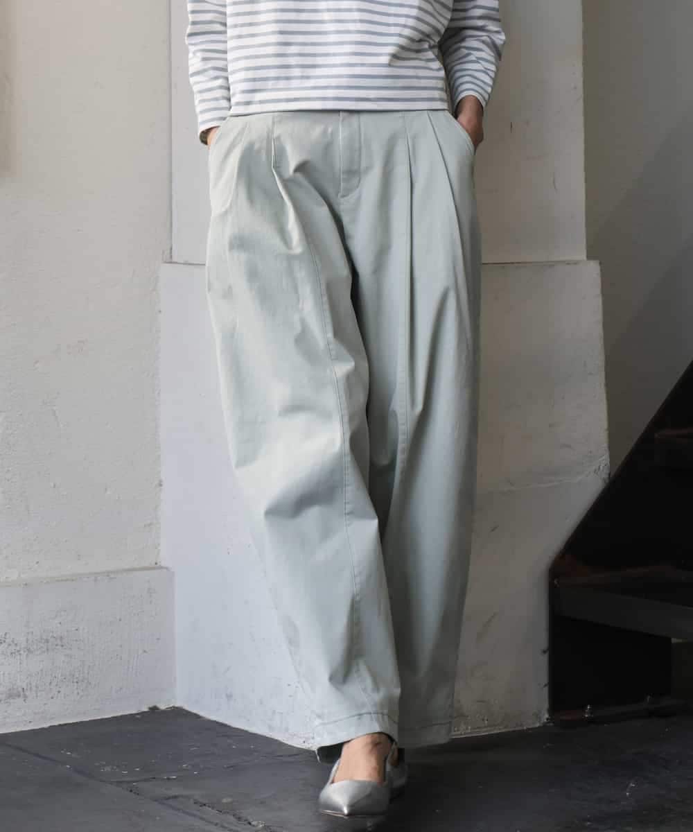 FMLGD02240 MICHEL KLEIN(ミッシェルクラン) チノバレルパンツ ベージュ