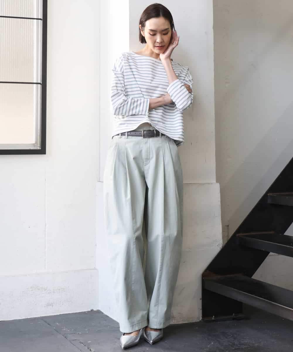 FMLGD02240 MICHEL KLEIN(ミッシェルクラン) チノバレルパンツ ベージュ