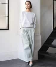 FMLGD02240 MICHEL KLEIN(ミッシェルクラン) チノバレルパンツ ベージュ