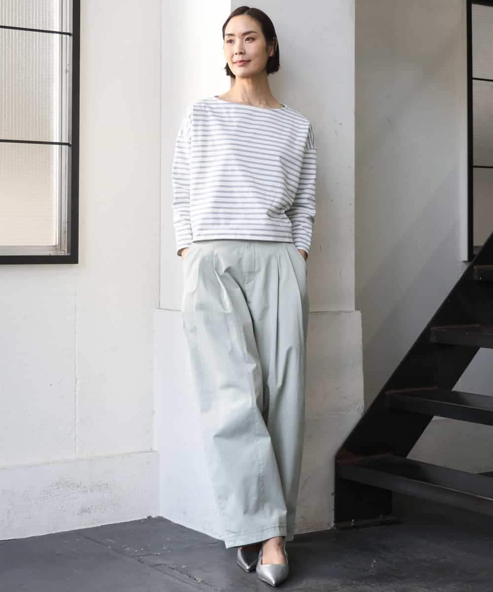 FMLGD02240 MICHEL KLEIN(ミッシェルクラン) チノバレルパンツ ベージュ