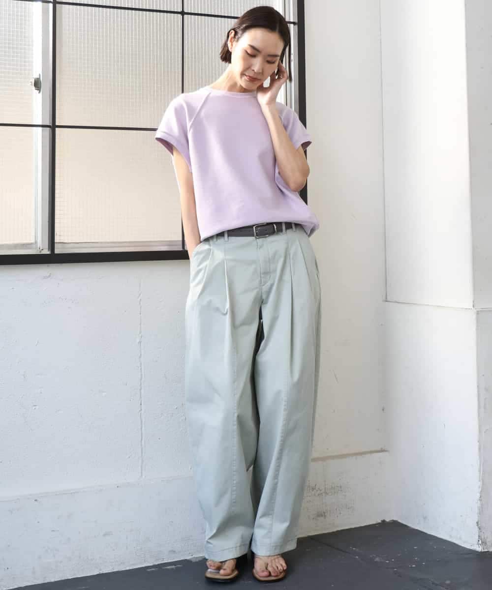 FMLGD02240 MICHEL KLEIN(ミッシェルクラン) チノバレルパンツ ベージュ