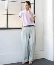 FMLGD02240 MICHEL KLEIN(ミッシェルクラン) チノバレルパンツ ベージュ