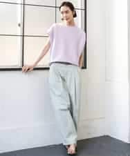 FMLGD02240 MICHEL KLEIN(ミッシェルクラン) チノバレルパンツ ベージュ