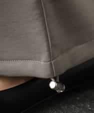 FMLGD03240 MICHEL KLEIN(ミッシェルクラン) [リラックスボトム]ダルサテン ワイドパンツ カーキ