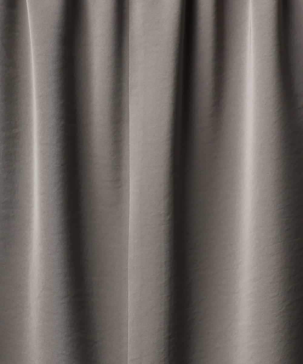 FMLGD03240 MICHEL KLEIN(ミッシェルクラン) [リラックスボトム]ダルサテン ワイドパンツ カーキ