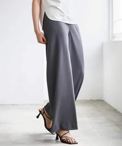 FMLGD04220 MICHEL KLEIN [リラックスボトム]シームレスワイドパンツ