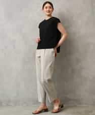 FMLGD06220 MICHEL KLEIN(ミッシェルクラン) [リラックスボトム]テーパードパンツ ベージュ