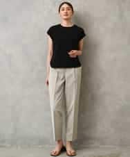 FMLGD06220 MICHEL KLEIN(ミッシェルクラン) [リラックスボトム]テーパードパンツ ベージュ