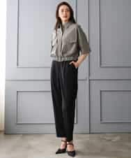 FMLGD06220 MICHEL KLEIN(ミッシェルクラン) [リラックスボトム]テーパードパンツ ベージュ