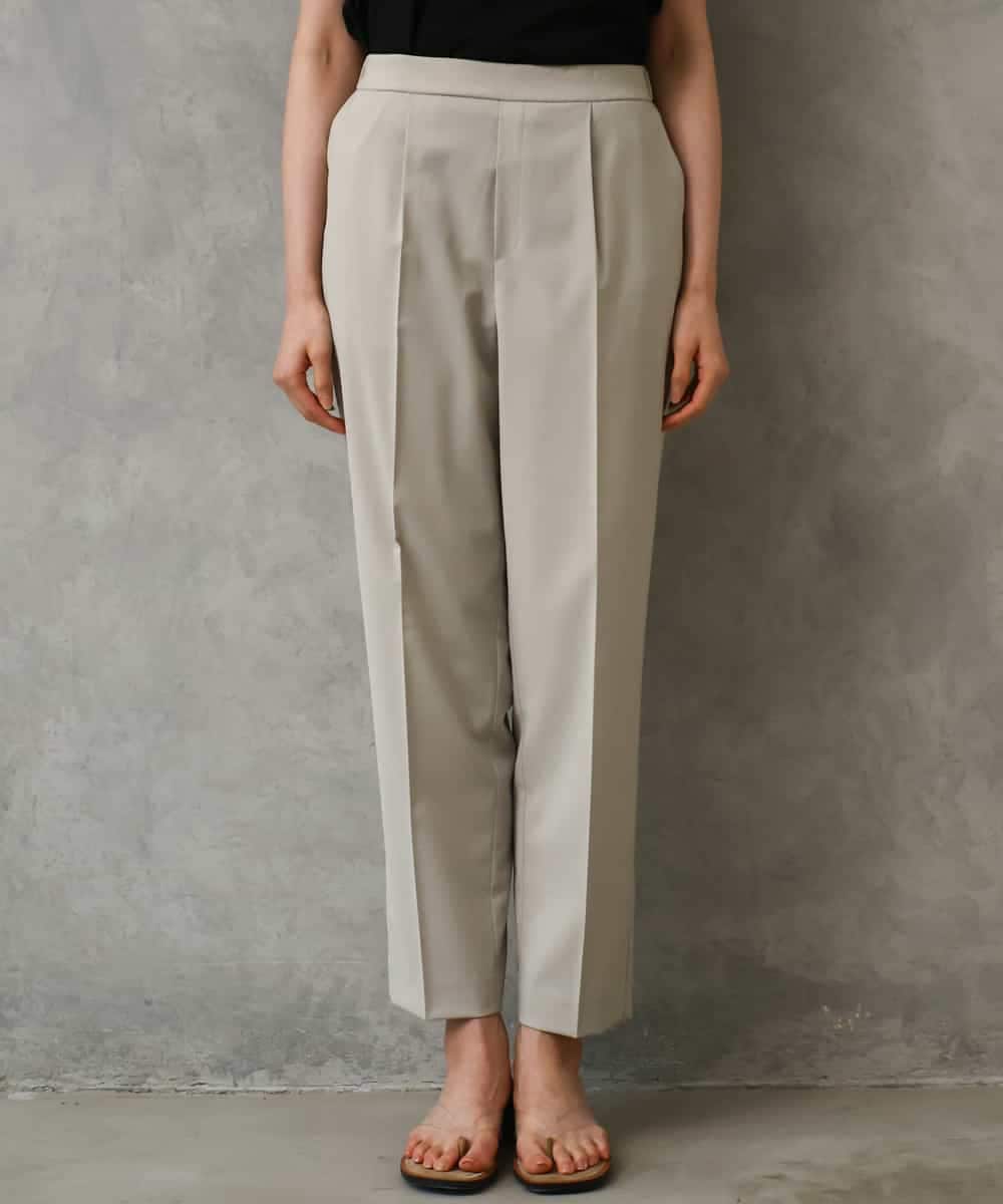 FMLGD06220 MICHEL KLEIN(ミッシェルクラン) [リラックスボトム]テーパードパンツ ベージュ