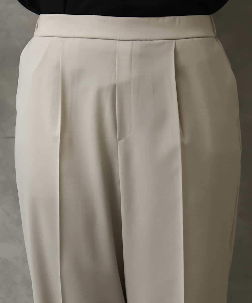 FMLGD06220 MICHEL KLEIN(ミッシェルクラン) [リラックスボトム]テーパードパンツ ベージュ