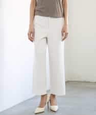 FMLGD17200 MICHEL KLEIN(ミッシェルクラン) [定番人気]ドライストレッチワイドパンツ カーキ