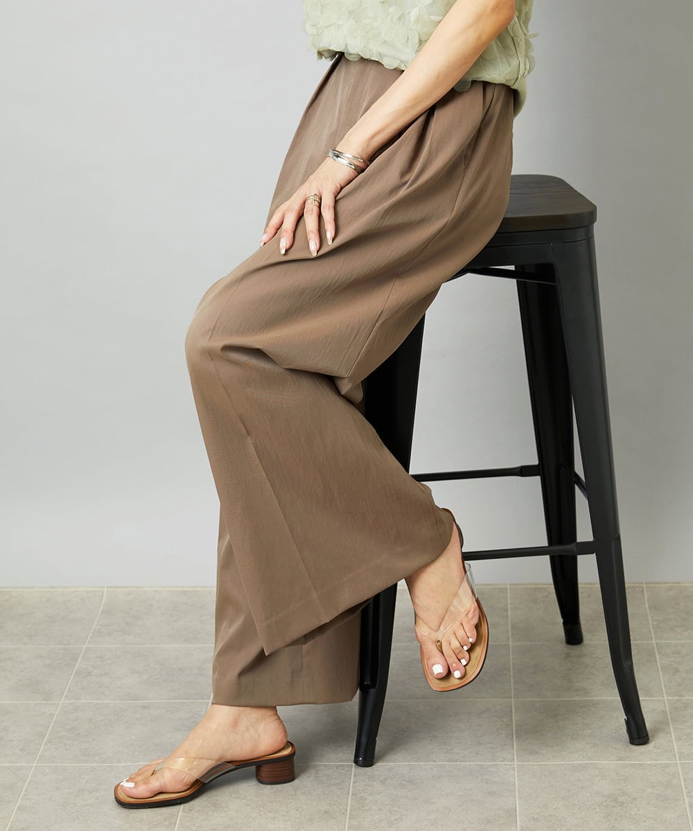 FMLGD22260 MICHEL KLEIN 2タックワイドチノパンツ