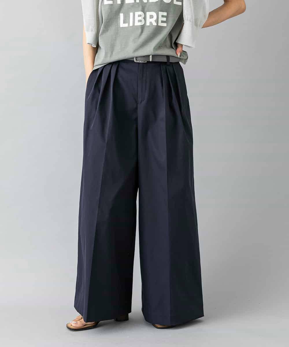 FMLGD22260 MICHEL KLEIN 2タックワイドチノパンツ