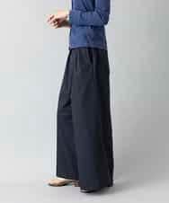 FMLGD22260 MICHEL KLEIN(ミッシェルクラン) 2タックワイドチノパンツ ベージュ
