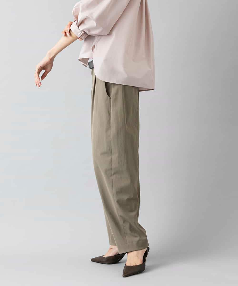 FMLGD25230 MICHEL KLEIN(ミッシェルクラン) バレルパンツ カーキ