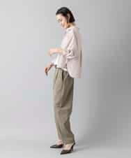 FMLGD25230 MICHEL KLEIN(ミッシェルクラン) バレルパンツ カーキ