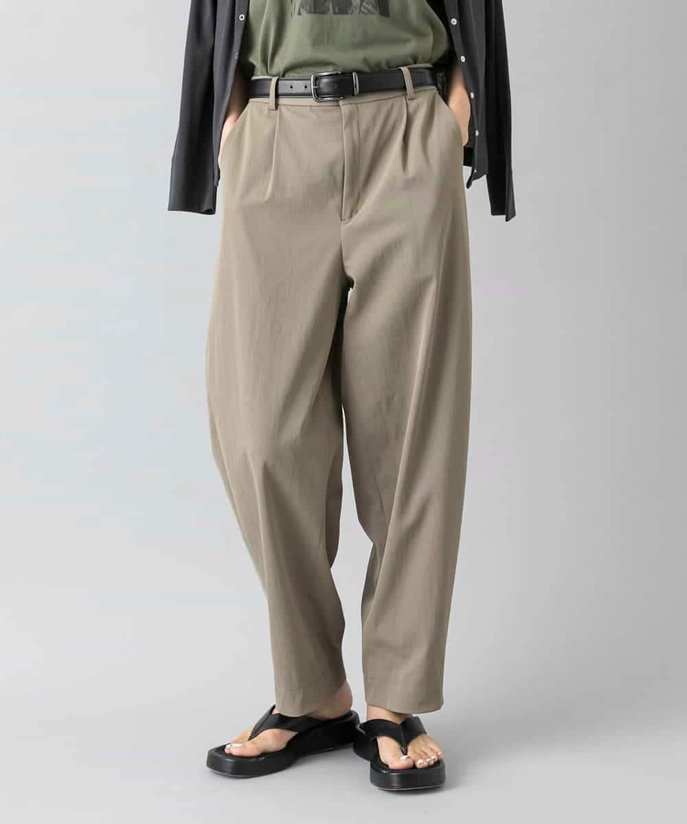 FMLGD25230 MICHEL KLEIN(ミッシェルクラン) バレルパンツ カーキ