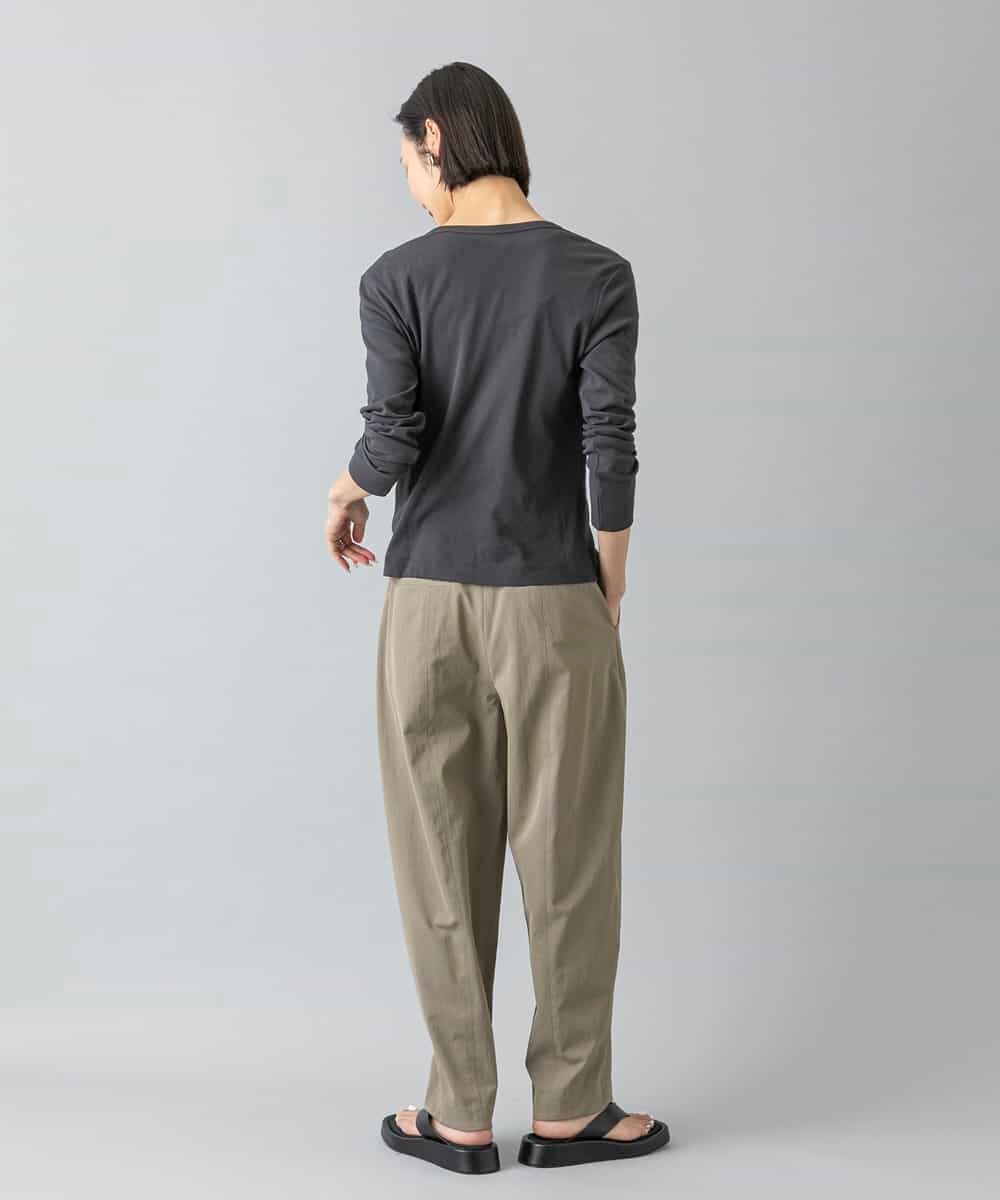 FMLGD25230 MICHEL KLEIN(ミッシェルクラン) バレルパンツ カーキ