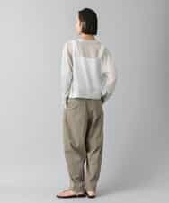FMLGD25230 MICHEL KLEIN(ミッシェルクラン) バレルパンツ カーキ