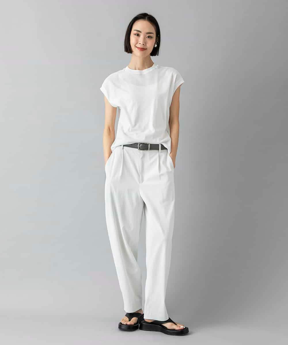 FMLGD25230 MICHEL KLEIN(ミッシェルクラン) バレルパンツ カーキ