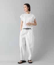 FMLGD25230 MICHEL KLEIN(ミッシェルクラン) バレルパンツ カーキ