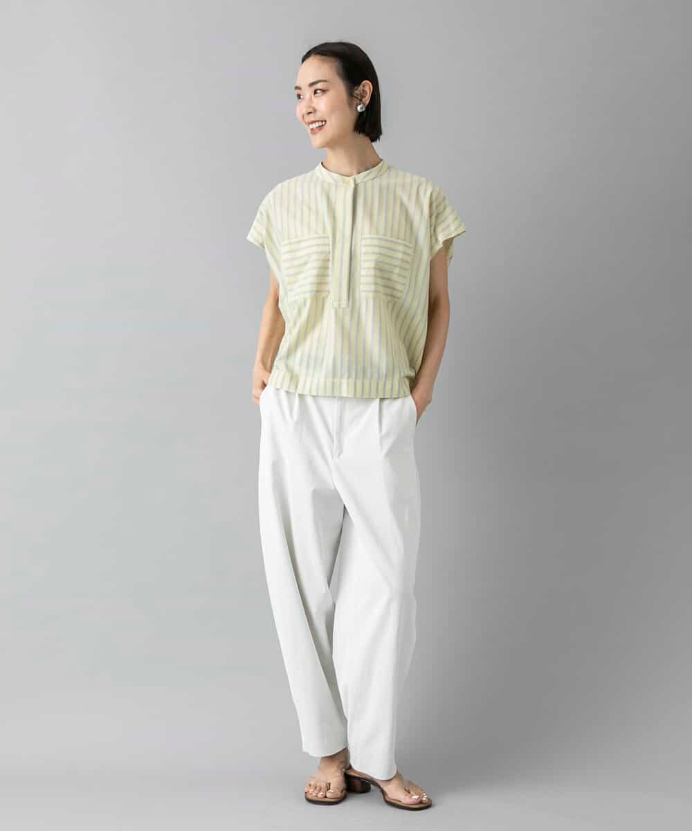 FMLGD25230 MICHEL KLEIN(ミッシェルクラン) バレルパンツ カーキ