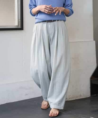 FMLGE01450 MICHEL KLEIN [セットアップ対応]デニムバレルパンツ