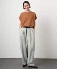 FMLGE01450 MICHEL KLEIN(ミッシェルクラン) [セットアップ対応]デニムバレルパンツ ライトグレー