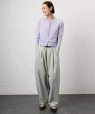 FMLGE01450 MICHEL KLEIN(ミッシェルクラン) [セットアップ対応]デニムバレルパンツ ライトグレー