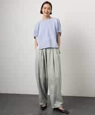 FMLGE01450 MICHEL KLEIN(ミッシェルクラン) [セットアップ対応]デニムバレルパンツ ライトグレー