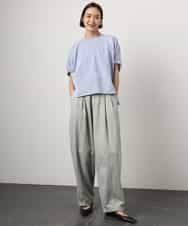 FMLGE01450 MICHEL KLEIN(ミッシェルクラン) [セットアップ対応]デニムバレルパンツ ライトグレー